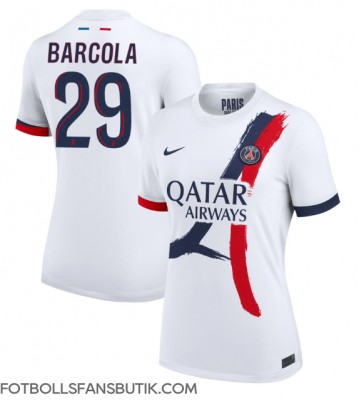 Paris Saint-Germain Bradley Barcola #29 Replika Bortatröja Damer 2024-25 Kortärmad